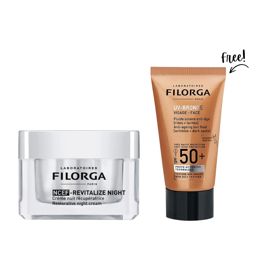 Buy NCEF Revitalize Night Restorative Night Cream 50 ML and Get Free UV Bronze SPF50+ 40 ML